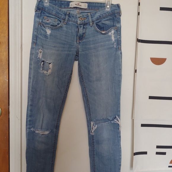 3 for $23 Destroyed Light Wash Skinny Jeans - Picture 1 of 6